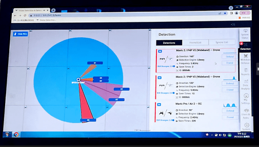 מערכת זיהוי וחוסם קליטה לרחפנים