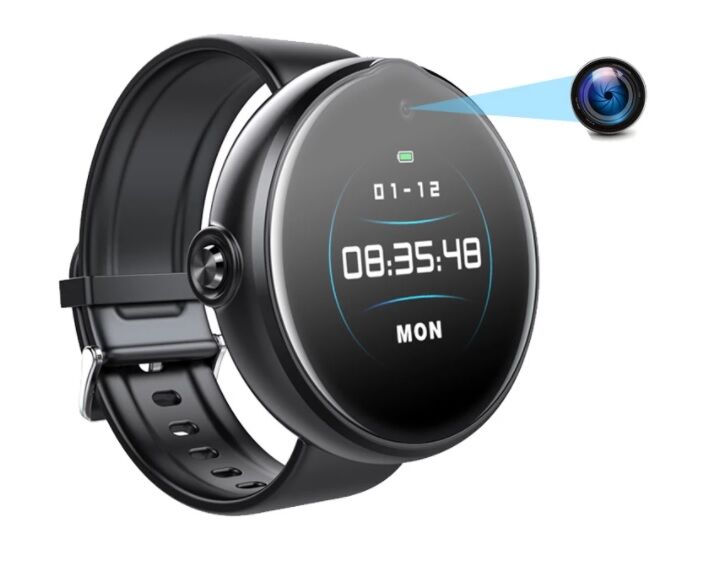 מצלמה נסתרת עם הקלטת קול בשעון יד