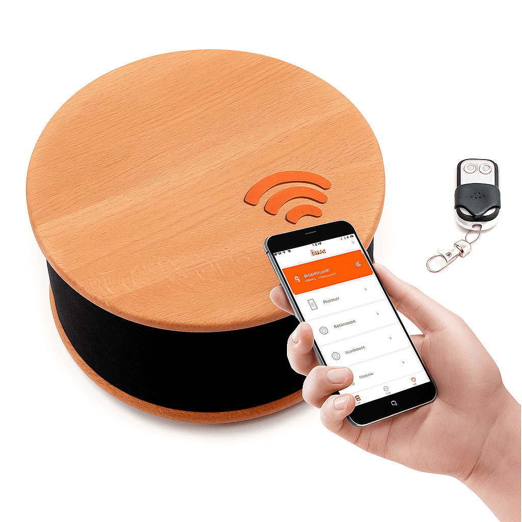 חוסם ומנטרל מיקרופונים ומכשירי הקלטה מקצועי דגם רמקול עגול