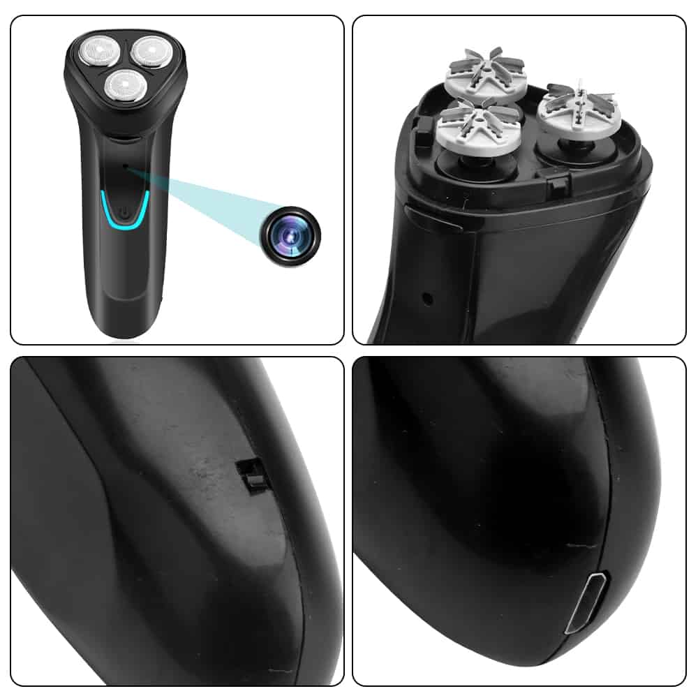 מצלמה נסתרת אלחוטית במכונת גילוח