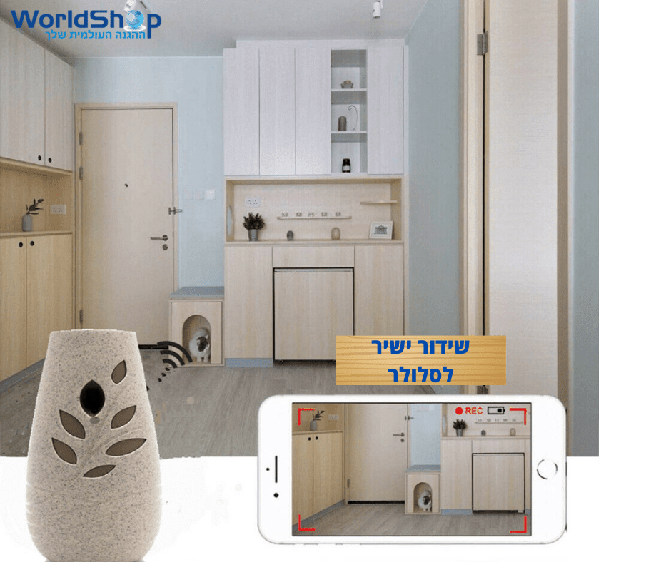 מצלמה נסתרת במפיץ ריח