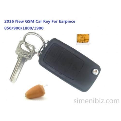 מערכת סלולרית לאוזניה בשלט של רכב