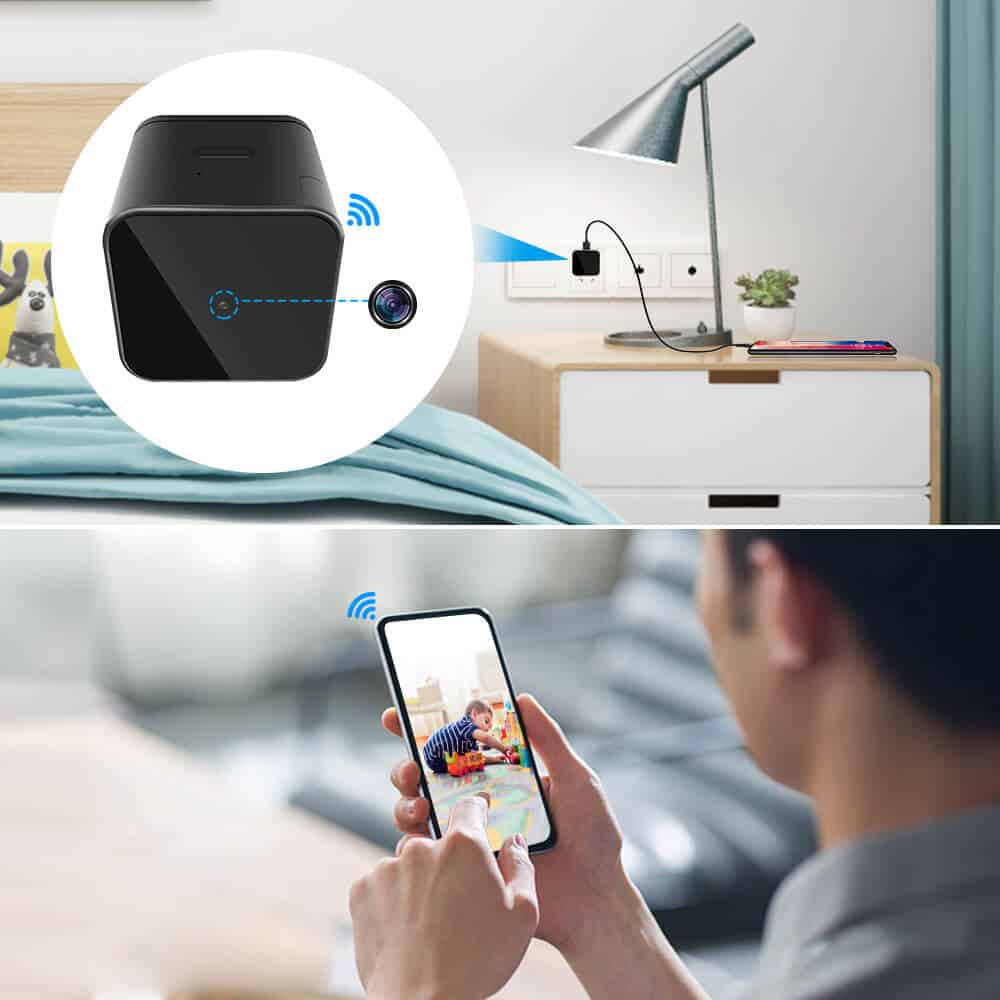 מצלמה נסתרת בשנאי wifi זעיר