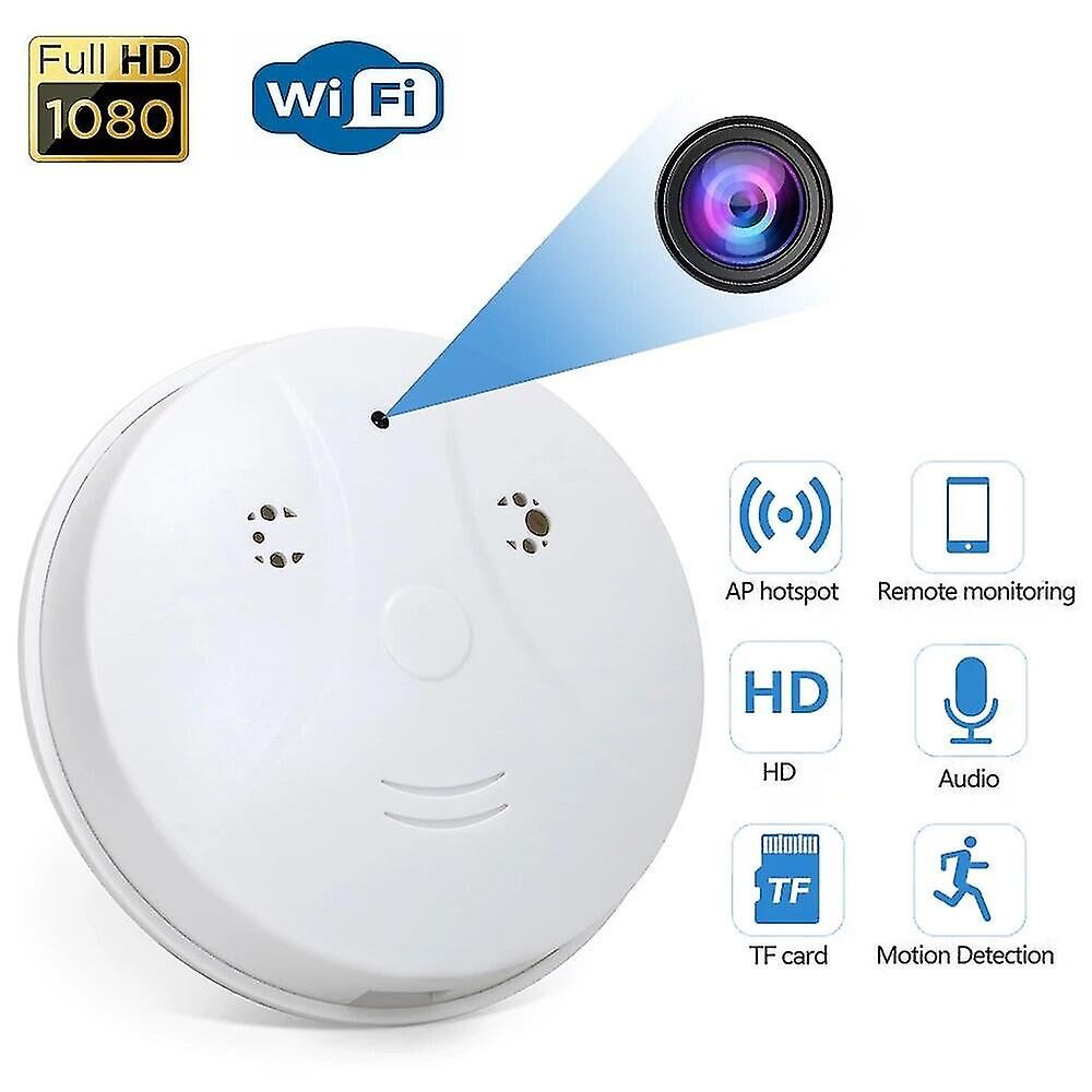 מצלמה נסתרת בגלאי עשן