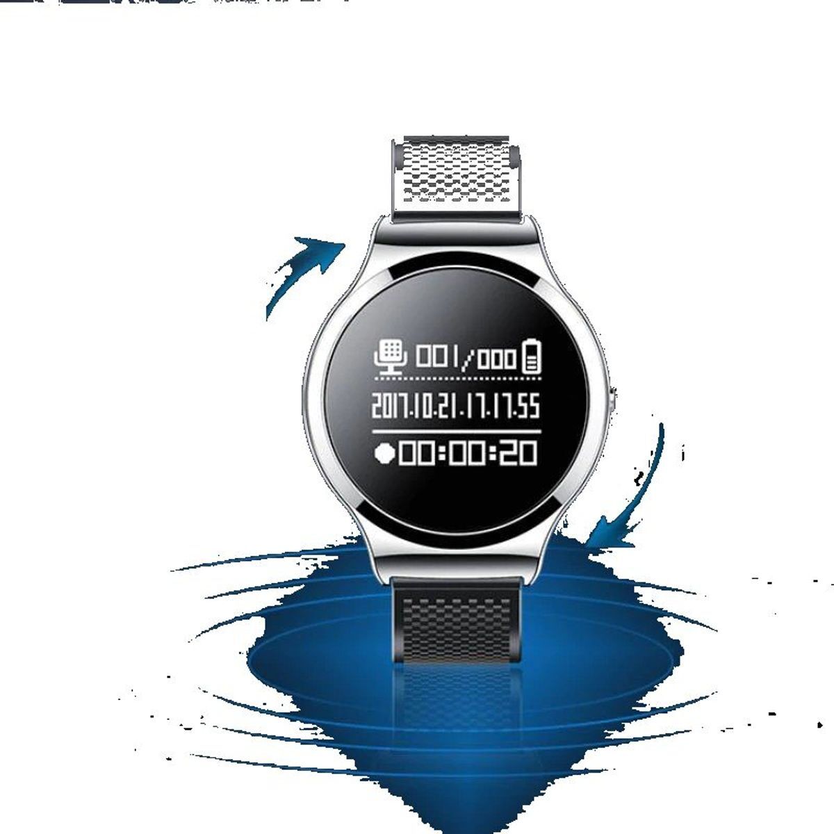 מקליט קול בשעון חכם