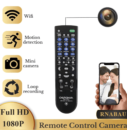 מצלמה נסתרת בשלט טלווזיה