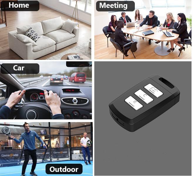 מצלמה נסתרת בשלט לרכב דגם חדשני