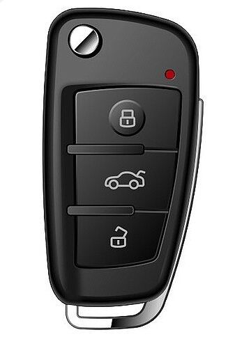 מצלמה נסתרת בשלט לרכב