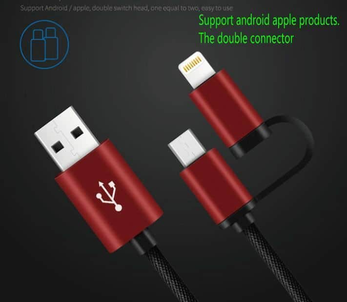 כבל USB עם מכשיר האזנה