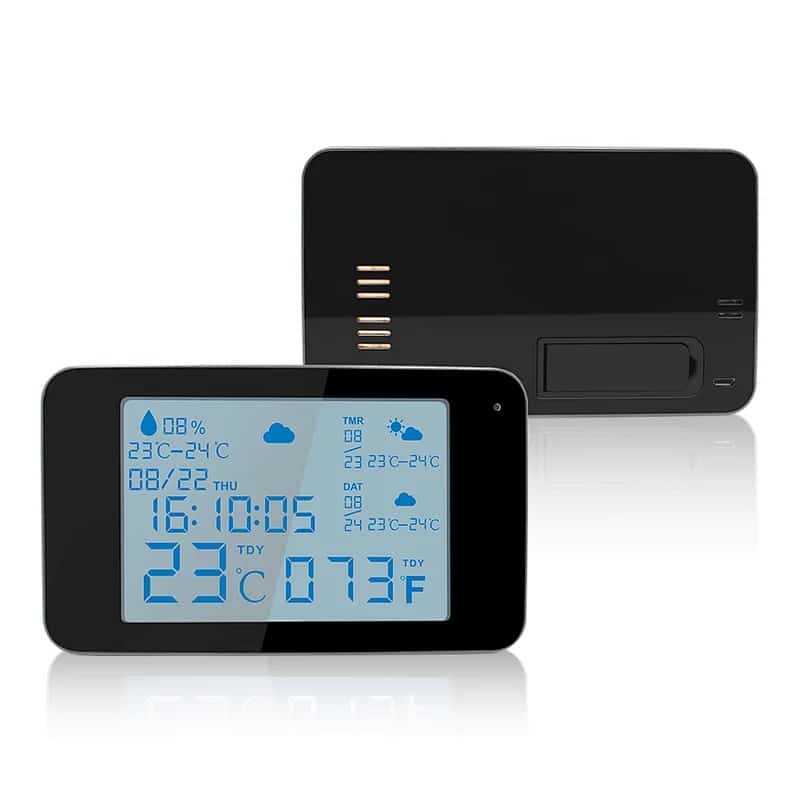 מצלמה נסתרת בלוח מזג אוויר