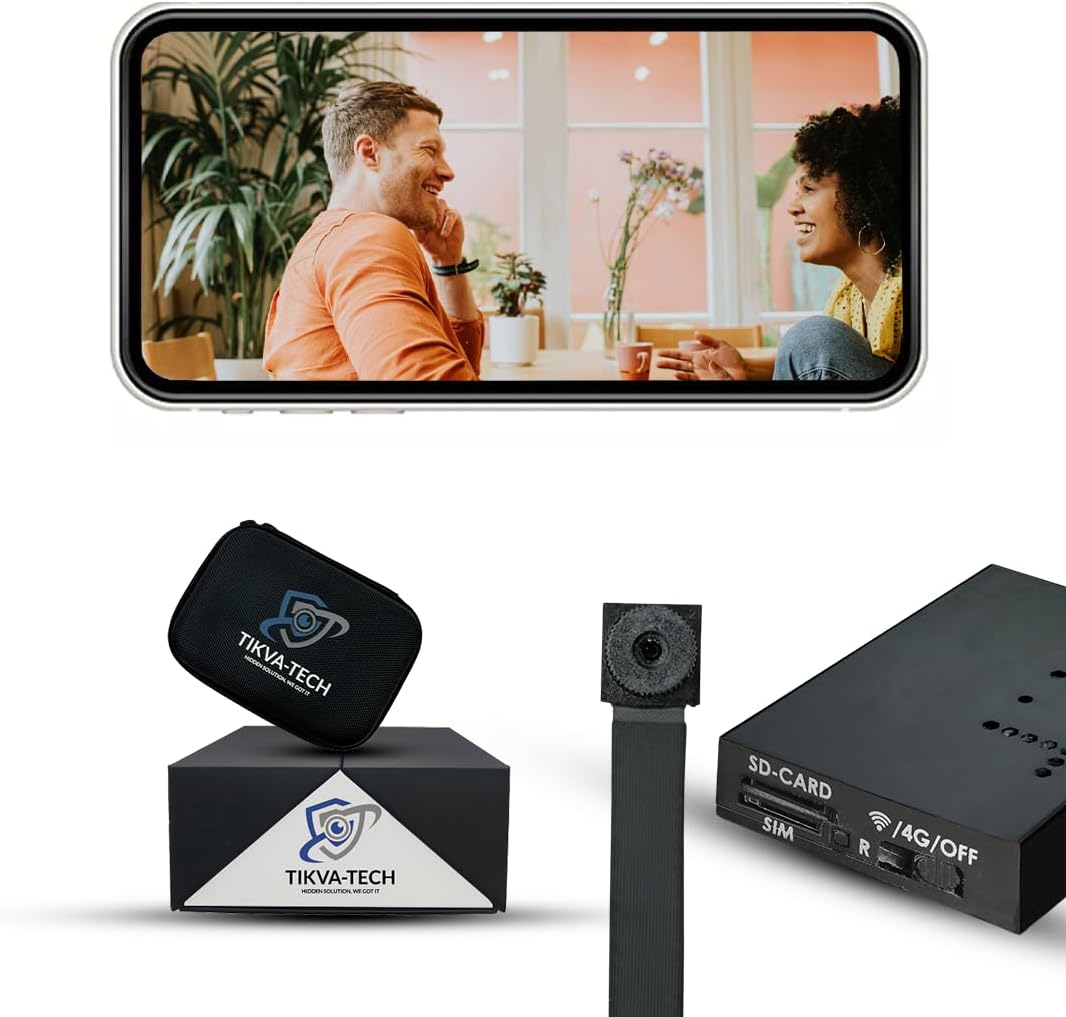 מצלמת ריגול זעירה שידור חי Wi-Fi אלחוטי 4G